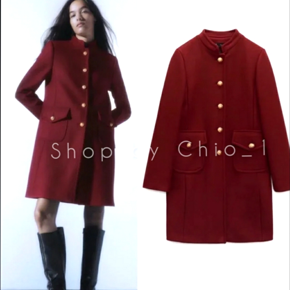 Zara Fitted Wool Blend Coatout Of Stock Bloggers Favorite